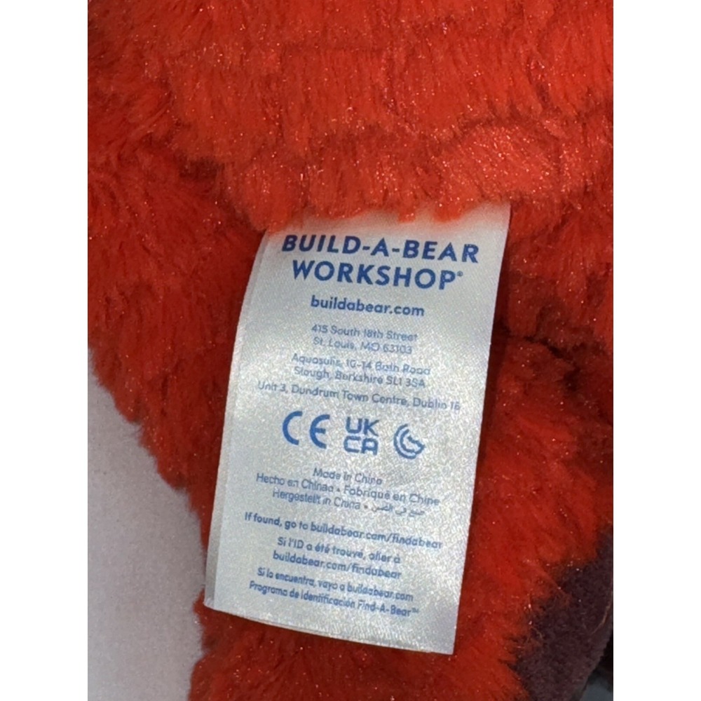 Build A Bear BAB Great Wolf Lodge MagiQuest Charlock MagicQuest Red Dragon Plush - Picture 5 of 5